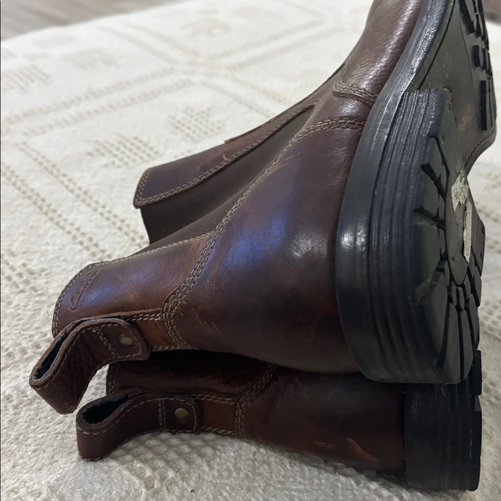 CLARKS Mens‎ Casual Pull On Boots Faulkner On Chelsea Boots Size 11